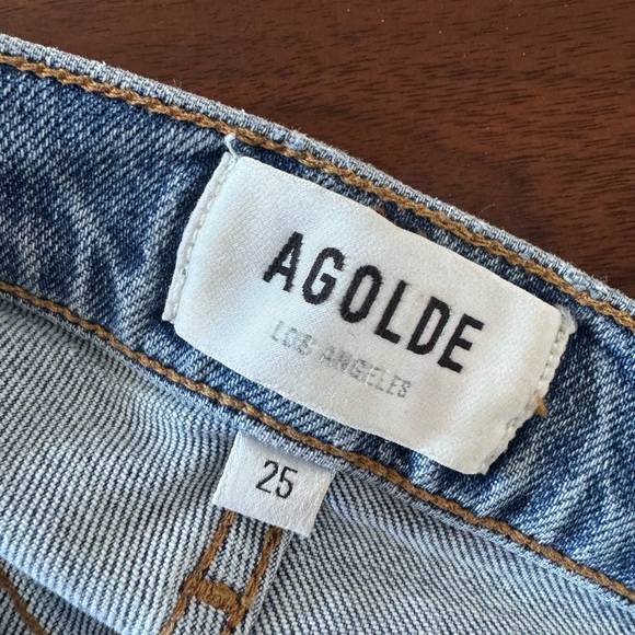 AGOLDE Women's Blue Jeans - Picture 3 of 8